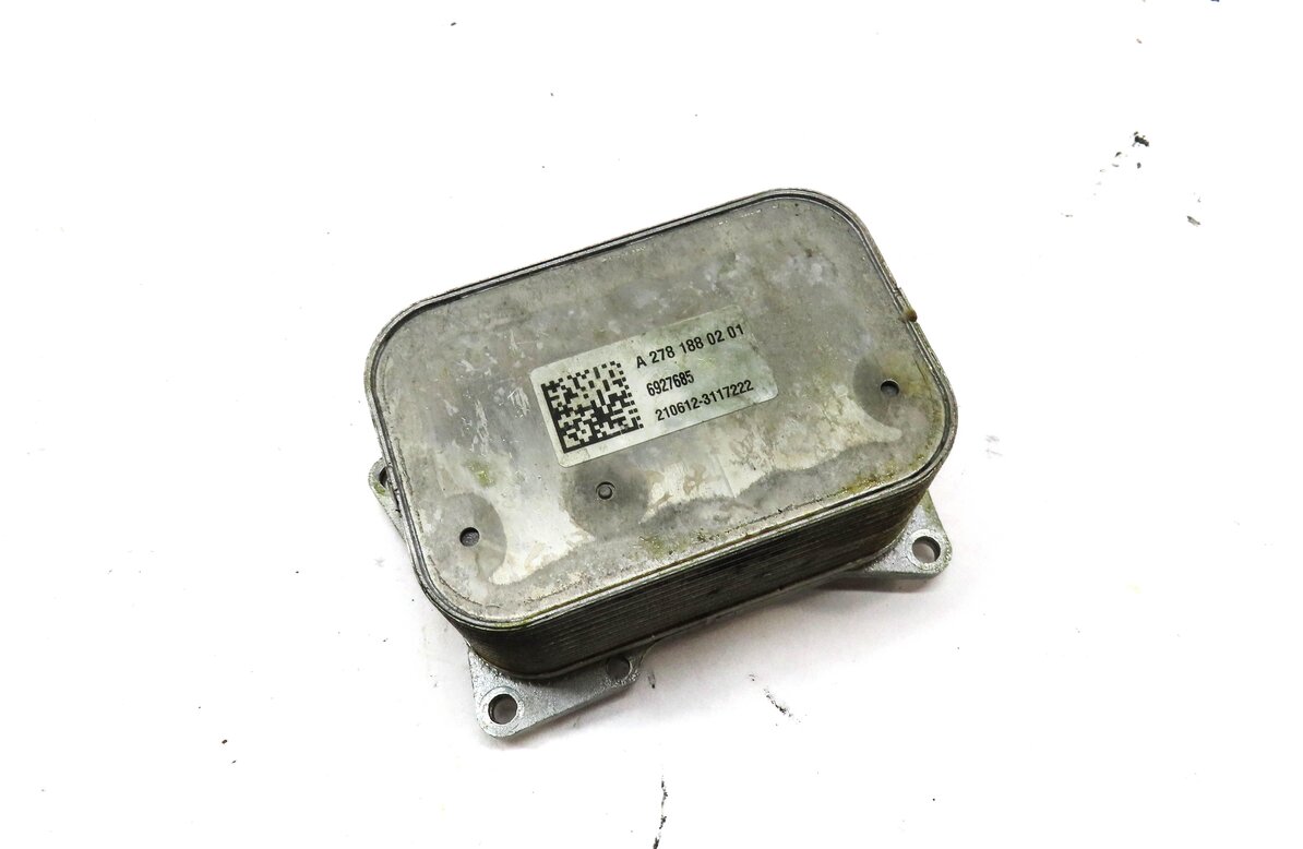 11-20 MERCEDES CL E GL ML S CLASS (W166 X166 C216) 4.6L TURBO ENGINE OIL COOLER