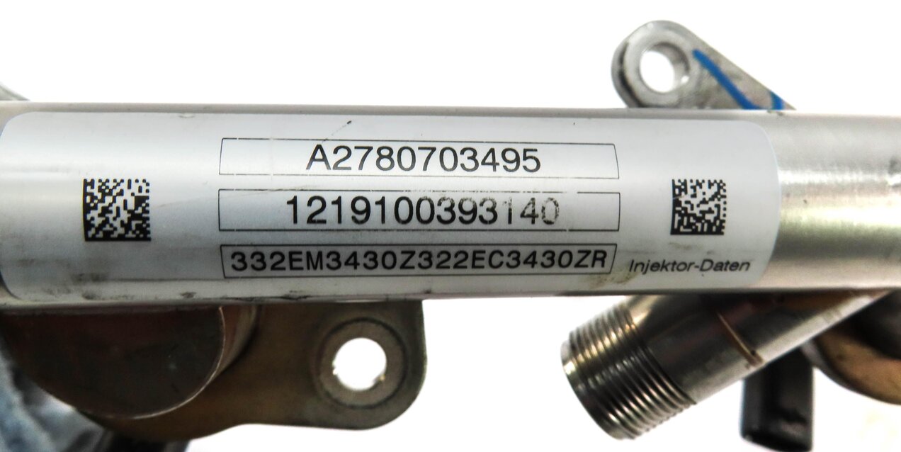 Thumbnail 5: 2013 MERCEDES ML550 (W166) 4.6L TURBO M278 ENGINE GAS FUEL INJECTOR SET w/ RAILS
