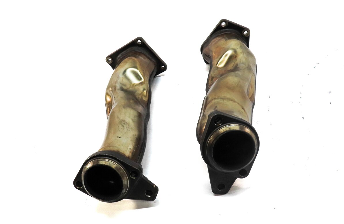 Thumbnail 2: 2013 MERCEDES ML550 (W166) 4.6L TURBO M278 ENGINE EXHAUST MANIFOLD PIPE SET 2