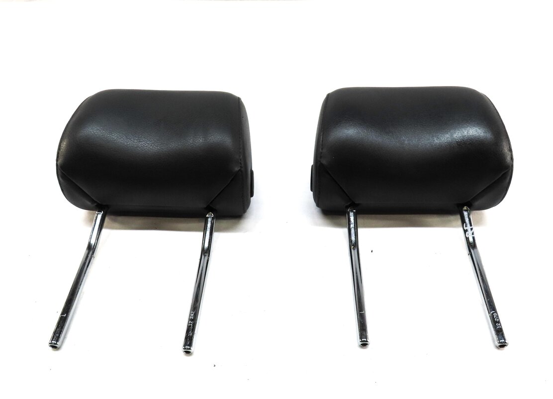 Thumbnail 2: 08-13 AUDI A3 A6 Q7 S6 (8P C6 4L) FRONT LEFT & RIGHT SEAT HEADREST SET (BLACK)