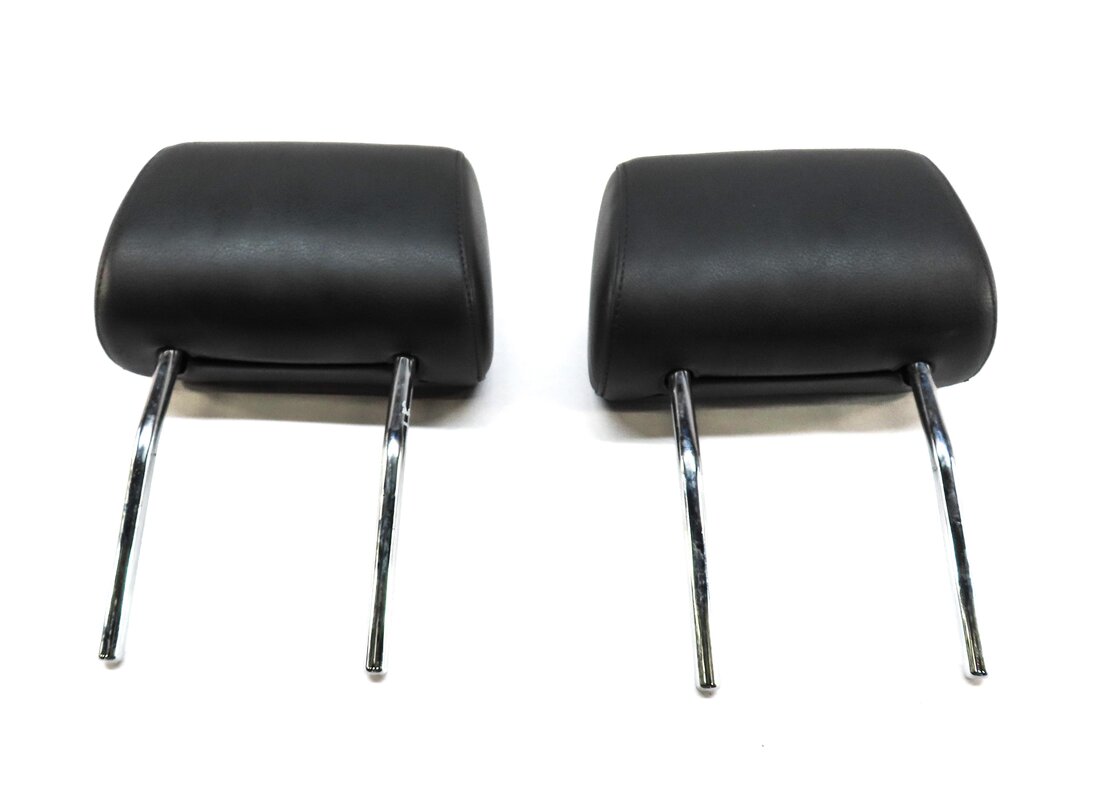 Thumbnail 5: 08-13 AUDI A3 A6 Q7 S6 (8P C6 4L) FRONT LEFT & RIGHT SEAT HEADREST SET (BLACK)