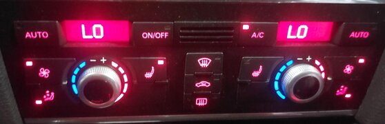Thumbnail 2: 2013-2015 AUDI Q7 (4L) HEATER AC TEMPERATURE CLIMATE CONTROL PANEL (HEATED SEAT)