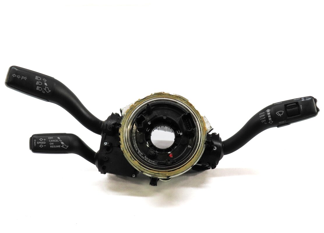 Thumbnail 2: 2009-2015 AUDI Q7 (4L) STEERING COLUMN BLINKER WIPER CRUISE COMBINATION SWITCH