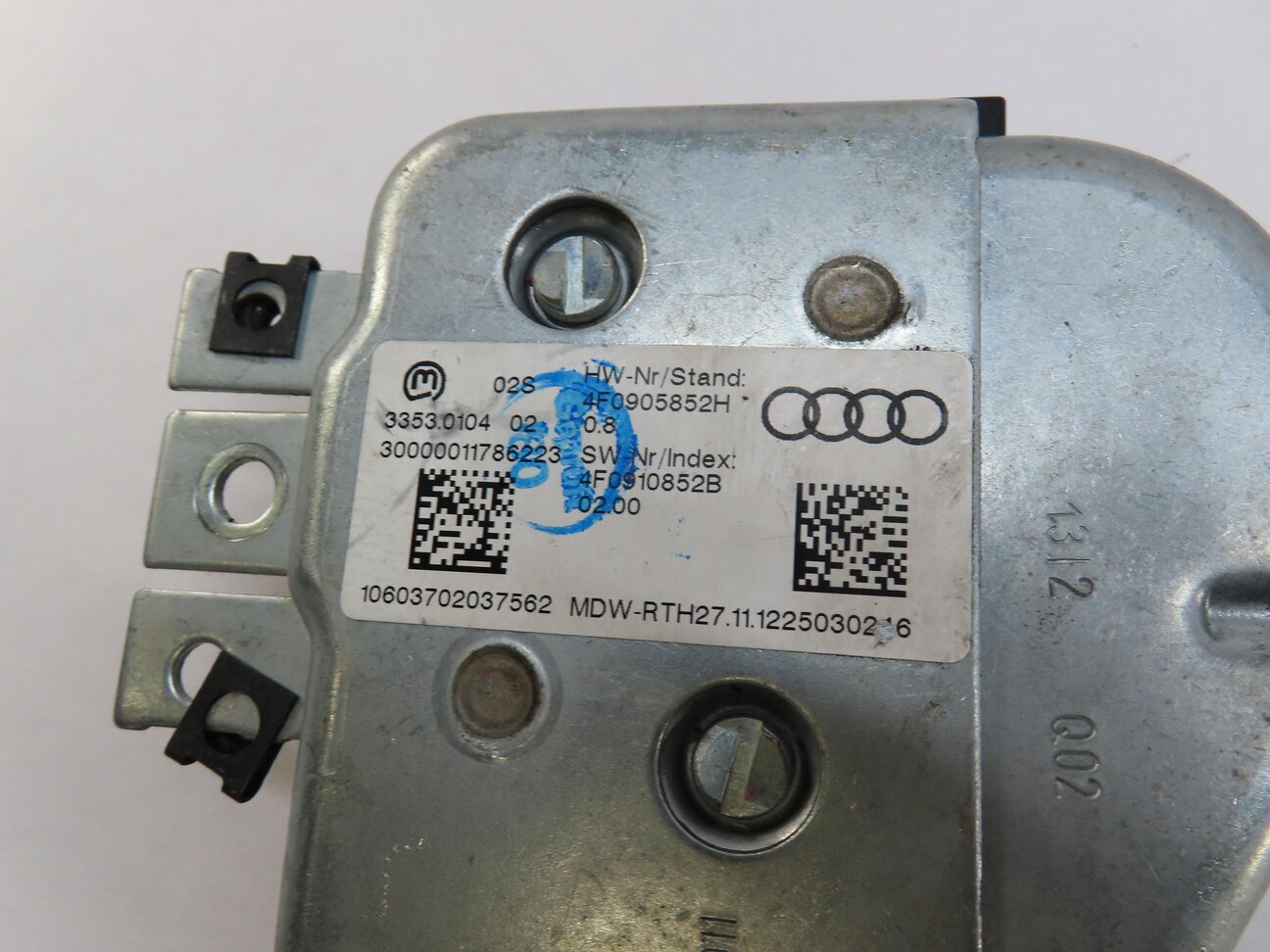 Thumbnail 7: 13-15 AUDI Q7 (4L) 3.0L CTWB SUPERCHARGED ENGINE BCM IMMOBILIZER MODULE KEY SET