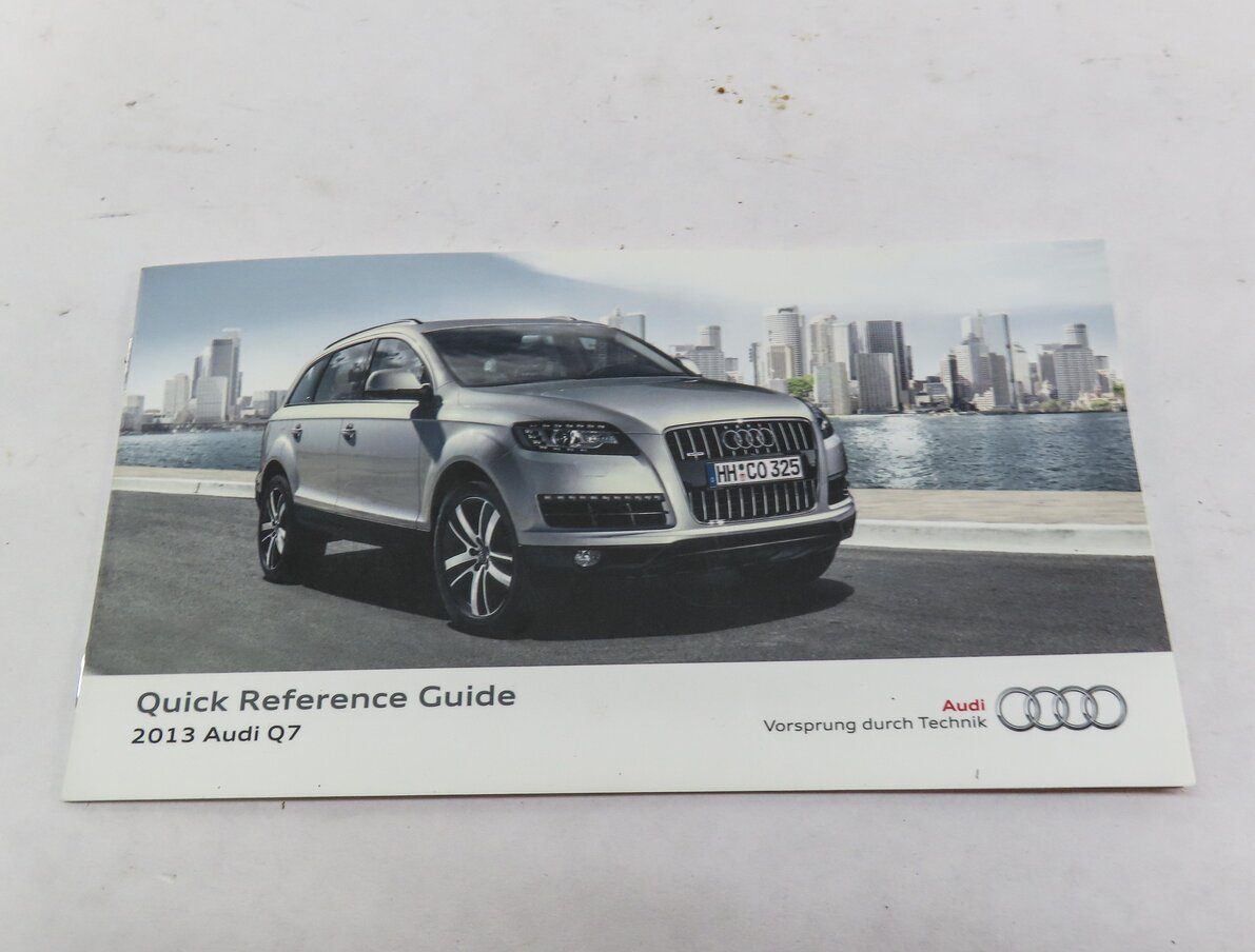 Thumbnail 5: 2013 AUDI Q7 (4L) VEHICLE OWNERS MANUAL SET 7 w/ CARRYING CASE (BLACK)