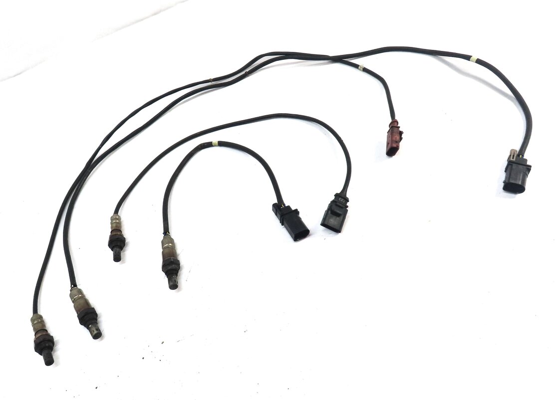 Thumbnail 3: 2013 AUDI Q7 (4L) 3.0L SUPER (CTWB) ENGINE PRE POST CAT O2 OXYGEN SENSOR SET 4