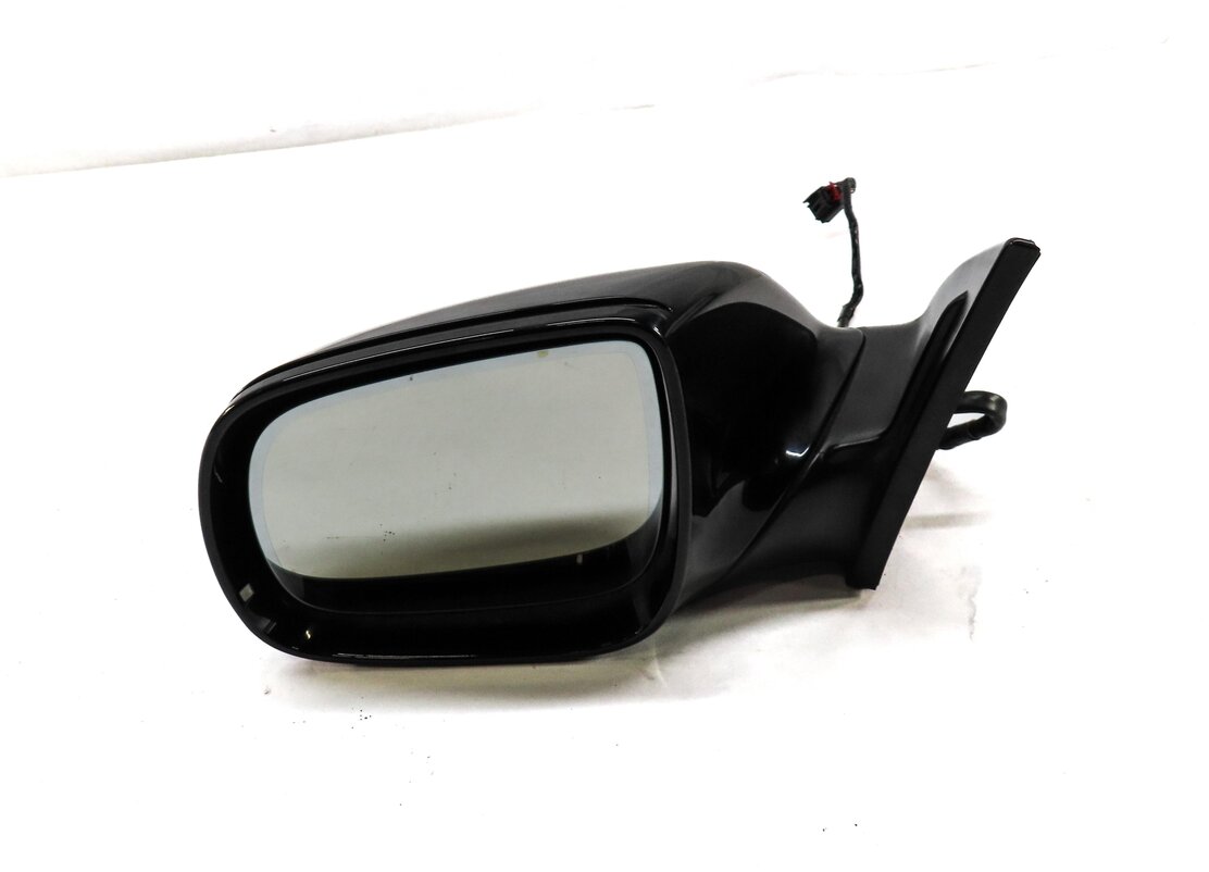 13-15 AUDI Q7 (4L) LEFT P-FOLD MEMORY HEAT AUTODIM BLIND SPOT MIRROR (BLACK)