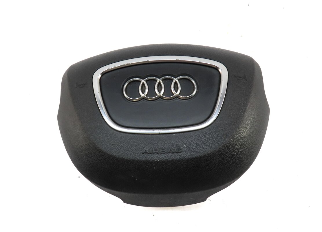 Thumbnail 2: 2011-2015 AUDI Q7 (4L) LEFT DRIVER STEERING WHEEL SRS AIRBAG AIR BAG (BLACK)