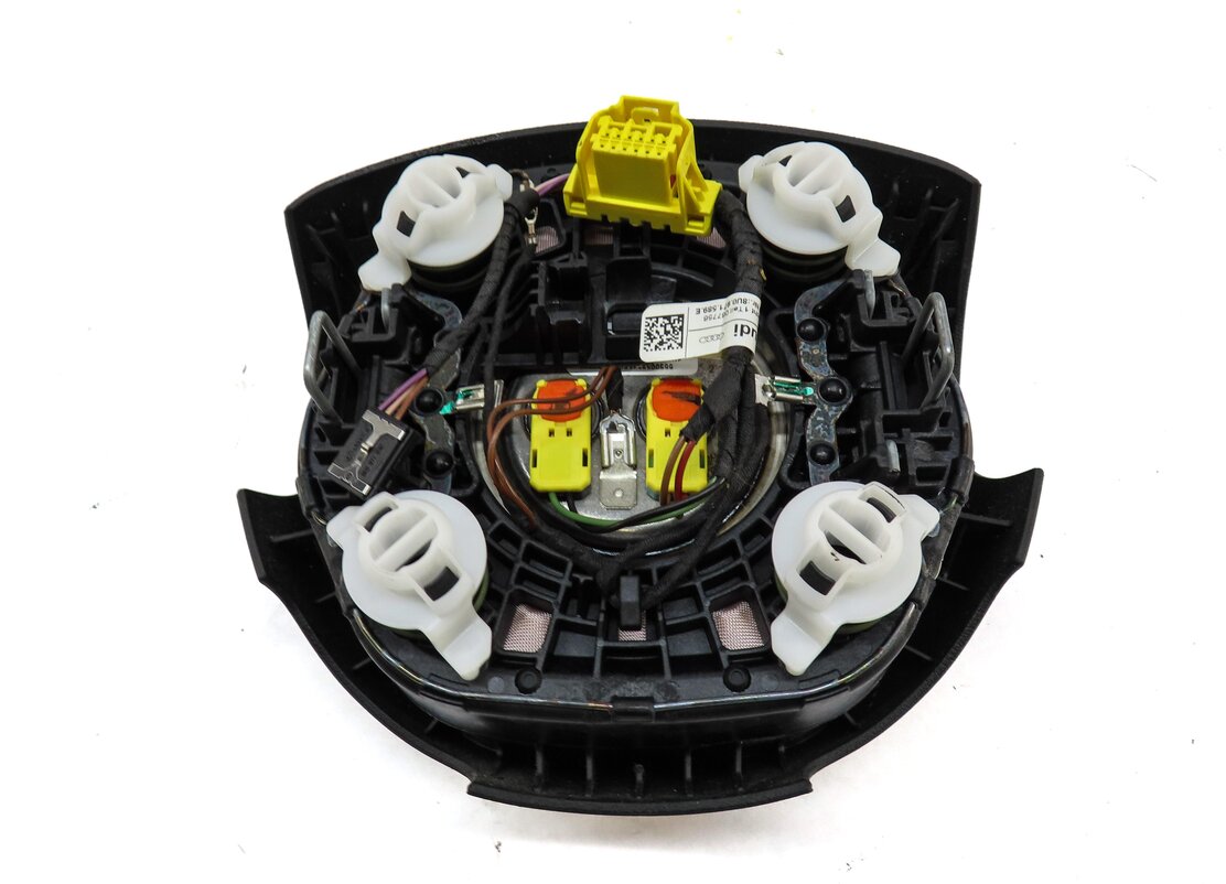 Thumbnail 5: 2011-2015 AUDI Q7 (4L) LEFT DRIVER STEERING WHEEL SRS AIRBAG AIR BAG (BLACK)