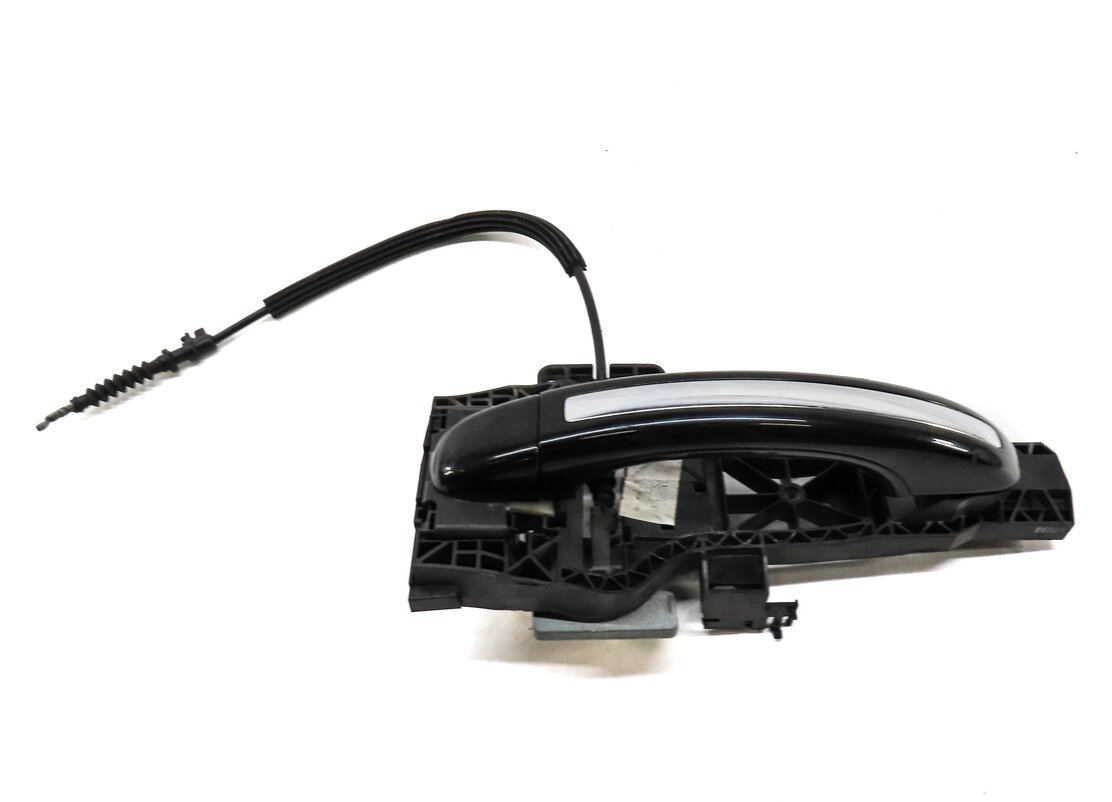 2007-2015 AUDI Q7 (4L) LEFT SIDE REAR EXTERIOR DOOR HANDLE (ORCA BLACK METALLIC)