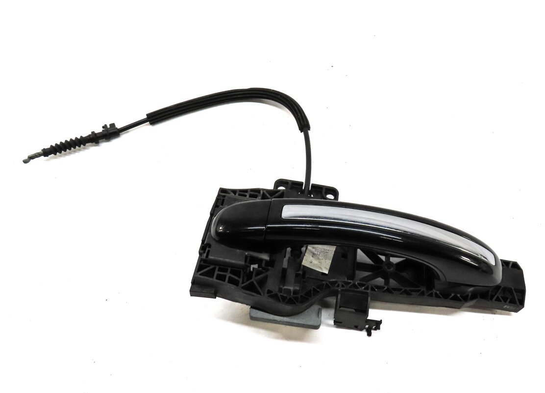 Thumbnail 2: 2007-2015 AUDI Q7 (4L) LEFT SIDE REAR EXTERIOR DOOR HANDLE (ORCA BLACK METALLIC)