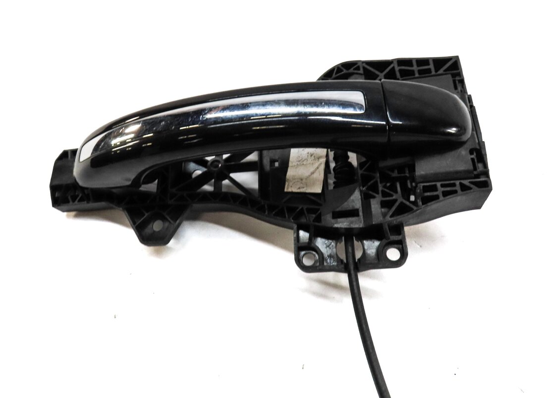 Thumbnail 3: 2007-2015 AUDI Q7 (4L) LEFT SIDE REAR EXTERIOR DOOR HANDLE (ORCA BLACK METALLIC)