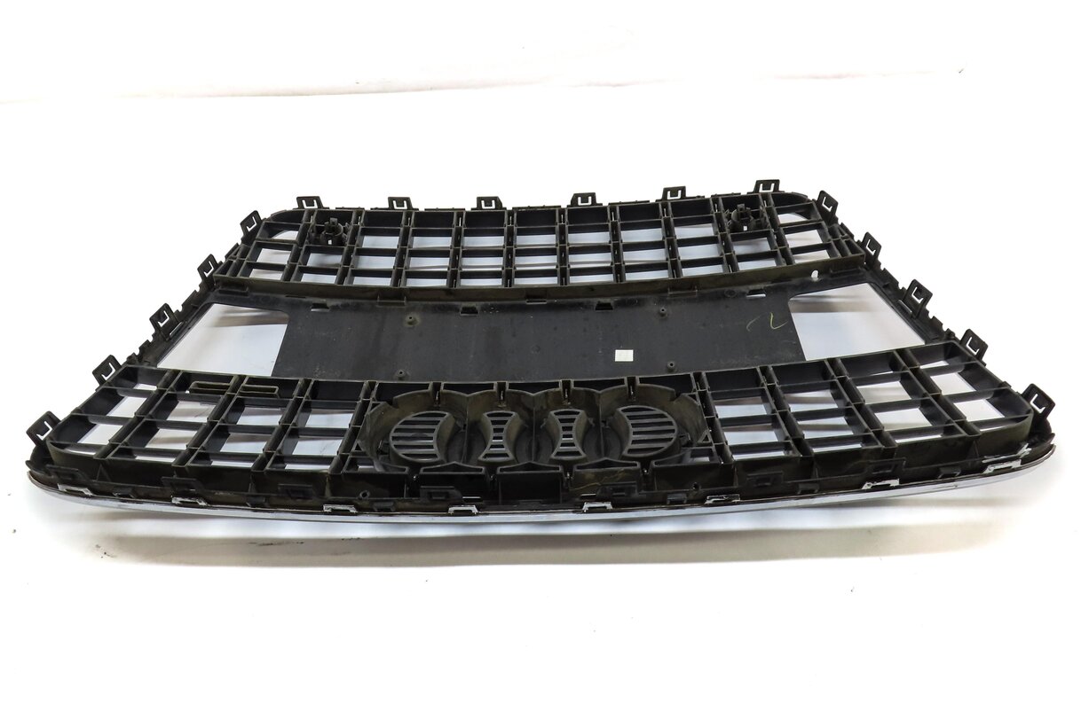 Thumbnail 5: 2010-2015 AUDI Q7 (4L) FRONT MAIN CENTER HOOD GRILLE AIR VENT TRIM (BLACK)