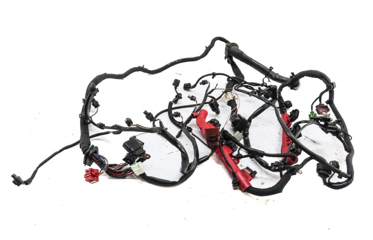 Thumbnail 2: 2013 AUDI Q7 (4L) 3.0L SUPER SUPERCHARGED (CTWB) ENGINE WIRE WIRING HARNESS