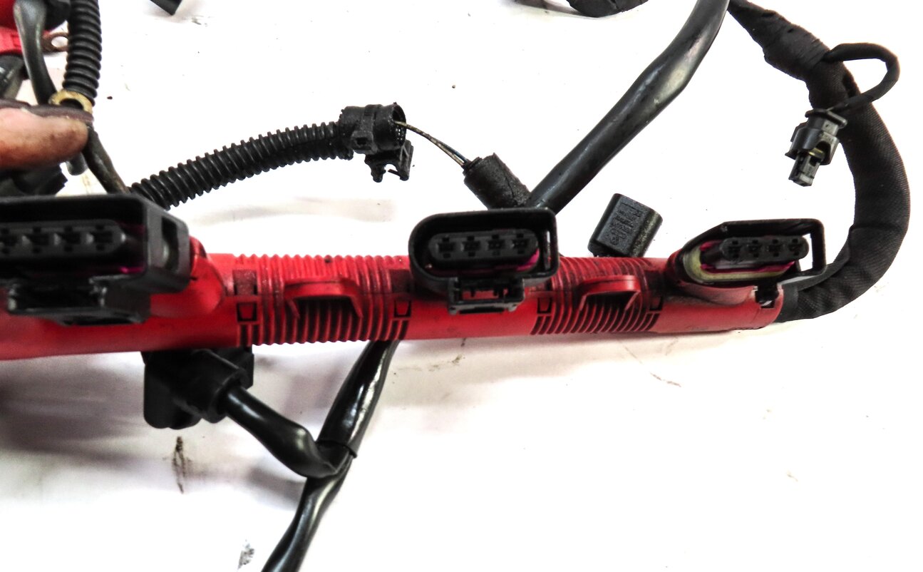 Thumbnail 4: 2013 AUDI Q7 (4L) 3.0L SUPER SUPERCHARGED (CTWB) ENGINE WIRE WIRING HARNESS