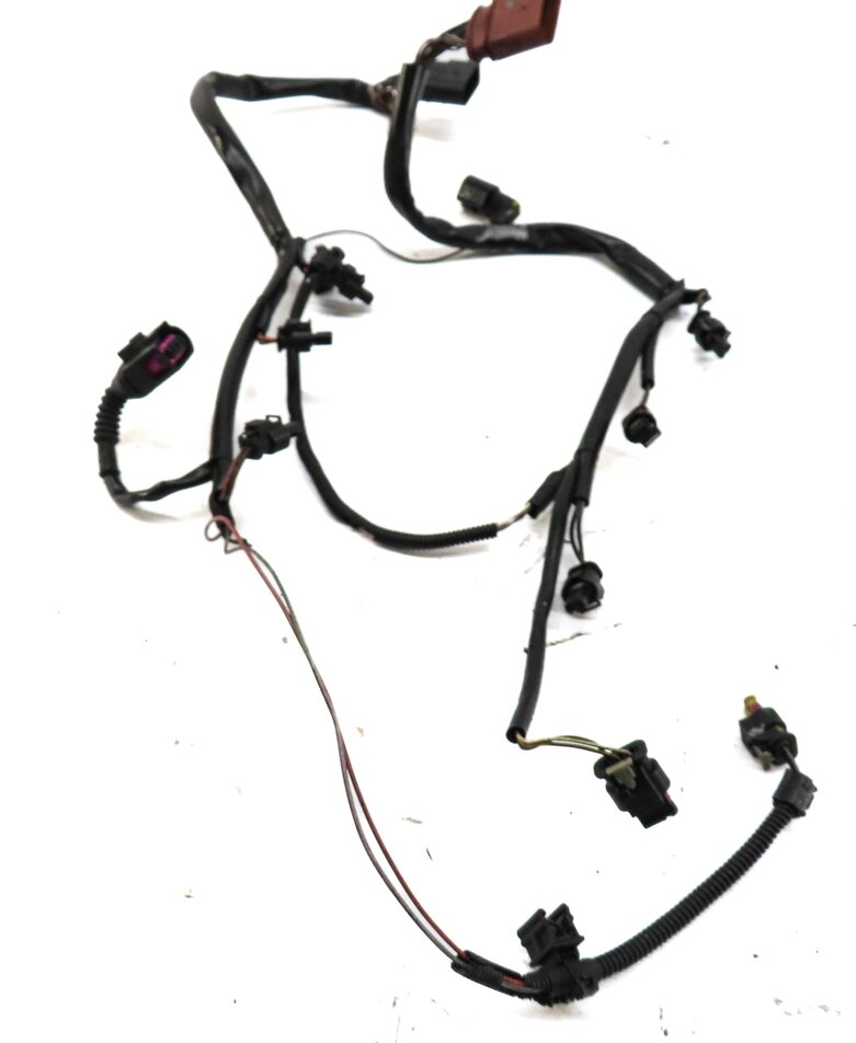 Thumbnail 7: 2013 AUDI Q7 (4L) 3.0L SUPER SUPERCHARGED (CTWB) ENGINE WIRE WIRING HARNESS