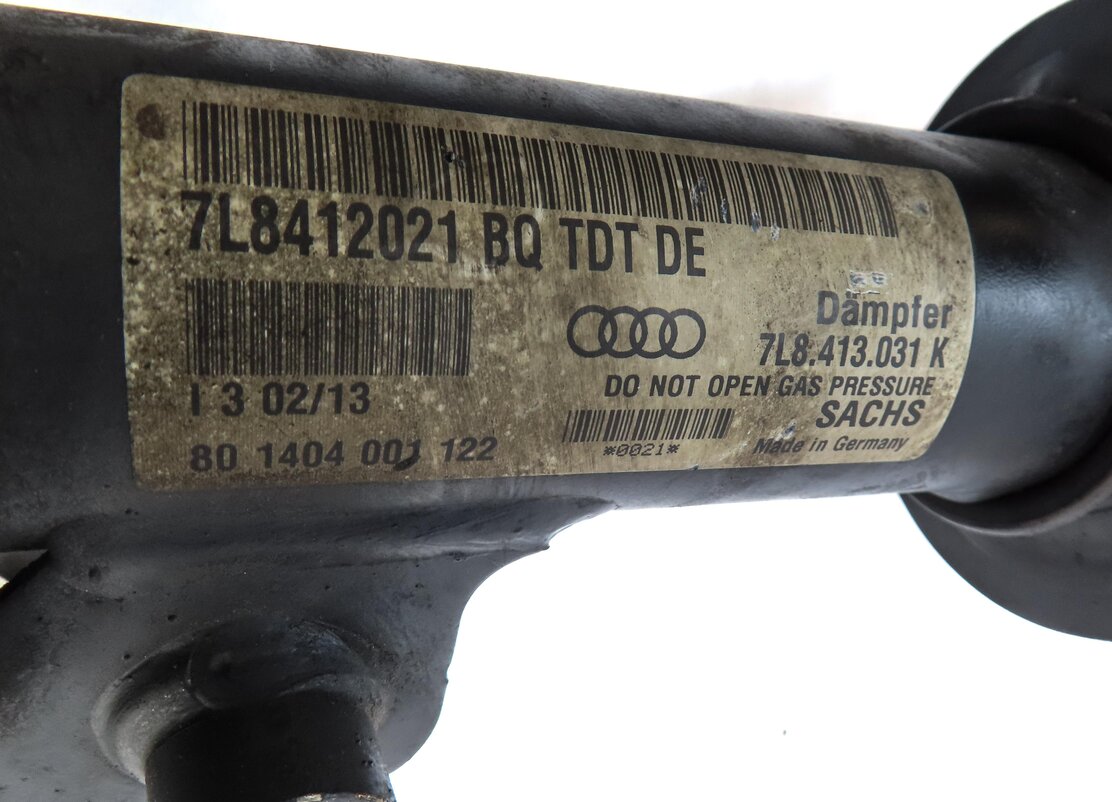 Thumbnail 8: 2007-2015 AUDI Q7 (4L) FRONT LEFT & RIGHT COMFORT SUSPENSION SHOCK STRUT SET-2