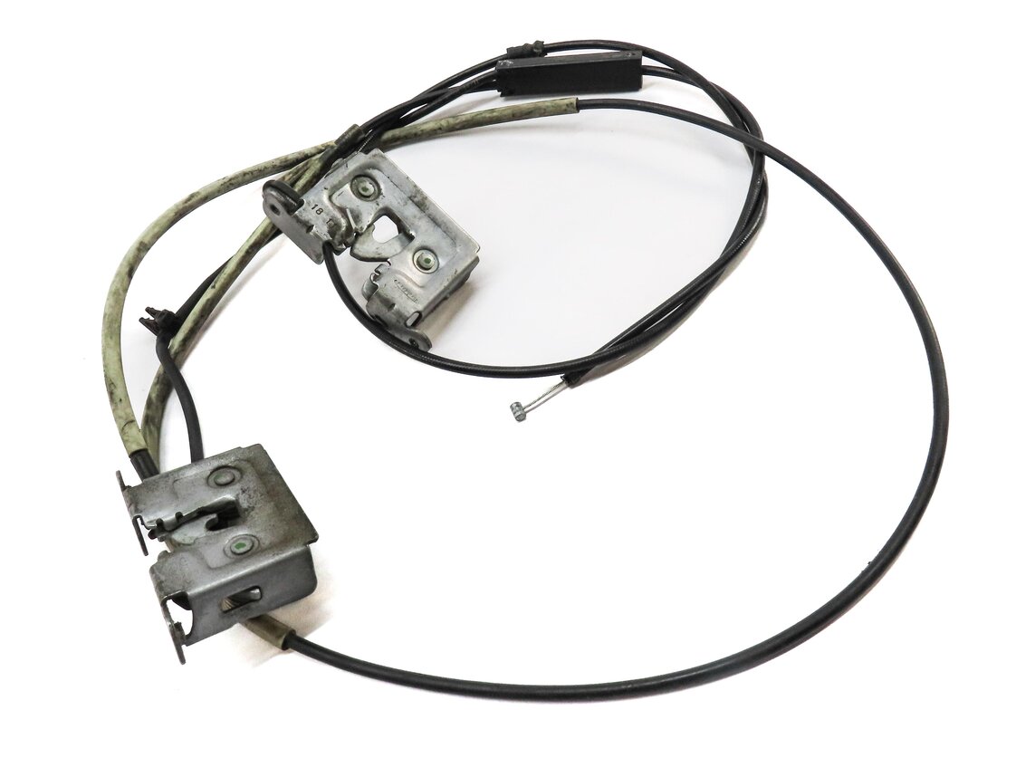 Thumbnail 2: 2012 BMW X5 (E70) FRONT LEFT & RIGHT HOOD LOCK LATCH SET OF 2 w/ CABLE 7178753