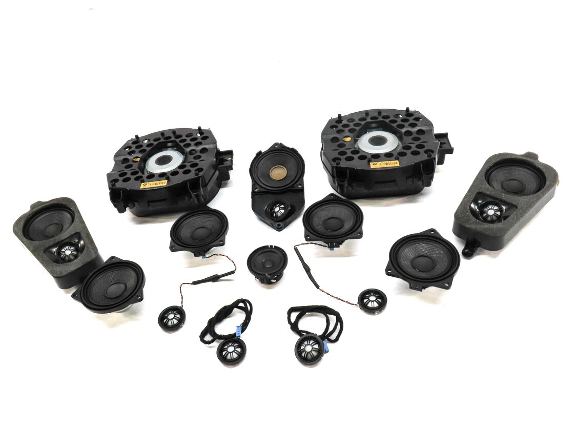 Thumbnail 2: 2012 BMW X5 (E70) FRONT REAR LEFT RIGHT DOOR DASH DECK SPEAKER SET 14
