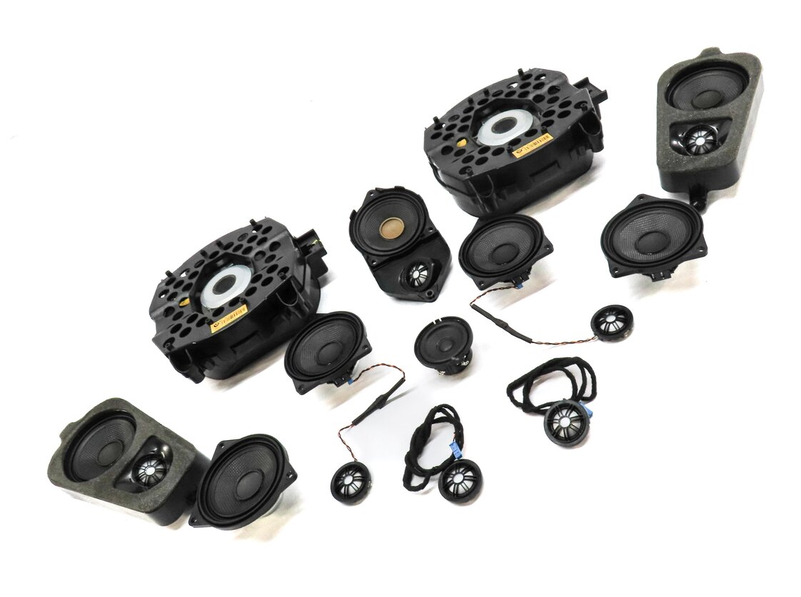 Thumbnail 3: 2012 BMW X5 (E70) FRONT REAR LEFT RIGHT DOOR DASH DECK SPEAKER SET 14