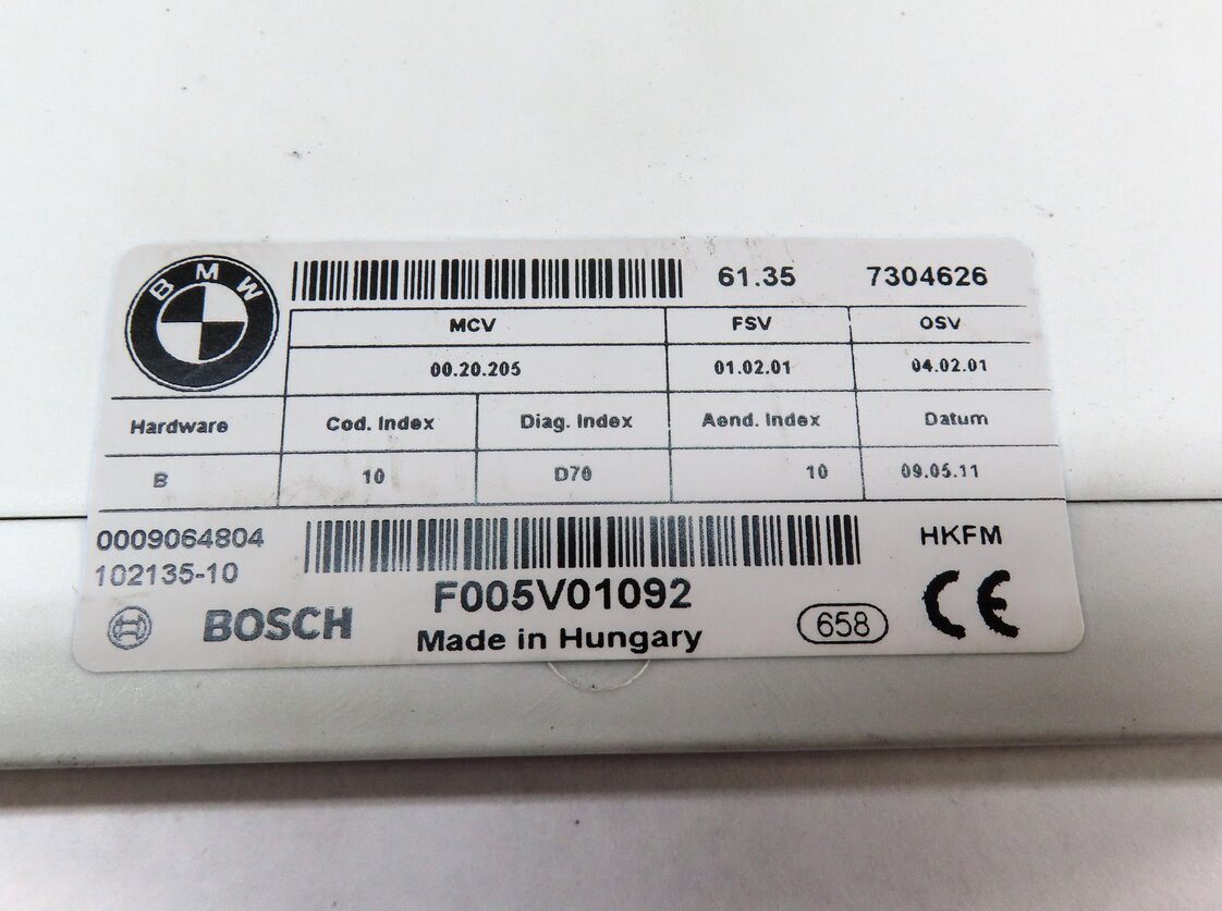 Thumbnail 4: 2012 BMW X5 (E70) REAR HATCH TRUNK LIFT GATE LIFTGATE CONTROL MODULE 61357304626