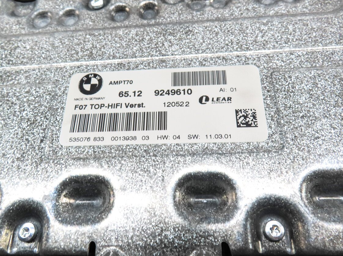 Thumbnail 4: 2011-2016 BMW X5 X5M X6 X6M Z4 (E70 E71 E89) STEREO HiFi DSP AUDIO AMP AMPLIFIER