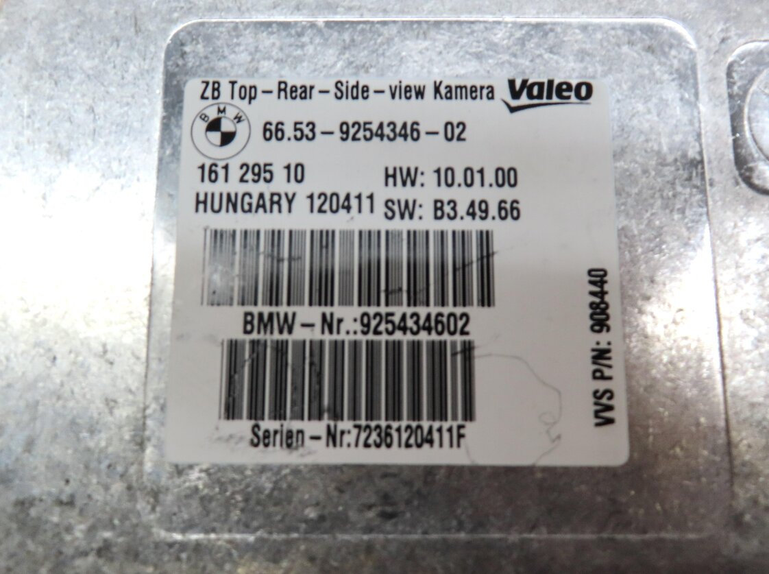 Thumbnail 4: 2012 BMW X5 (E70) CAMERA CONTROL MODULE 66539254346 9254346