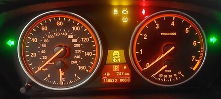 Thumbnail 2: 2011-2013 BMW X5 3.0L TURBO / 4.4L TWIN TURBO SPEEDOMETER GAUGE CLUSTER (150k)