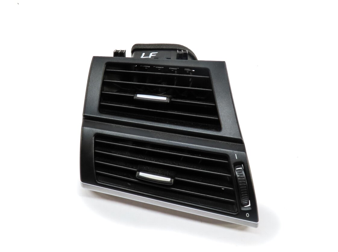 Thumbnail 2: 2012 BMW X5 (E70) FRONT LEFT DRIVER HVAC A/C HEATER AIR VENT (BLACK & SILVER)