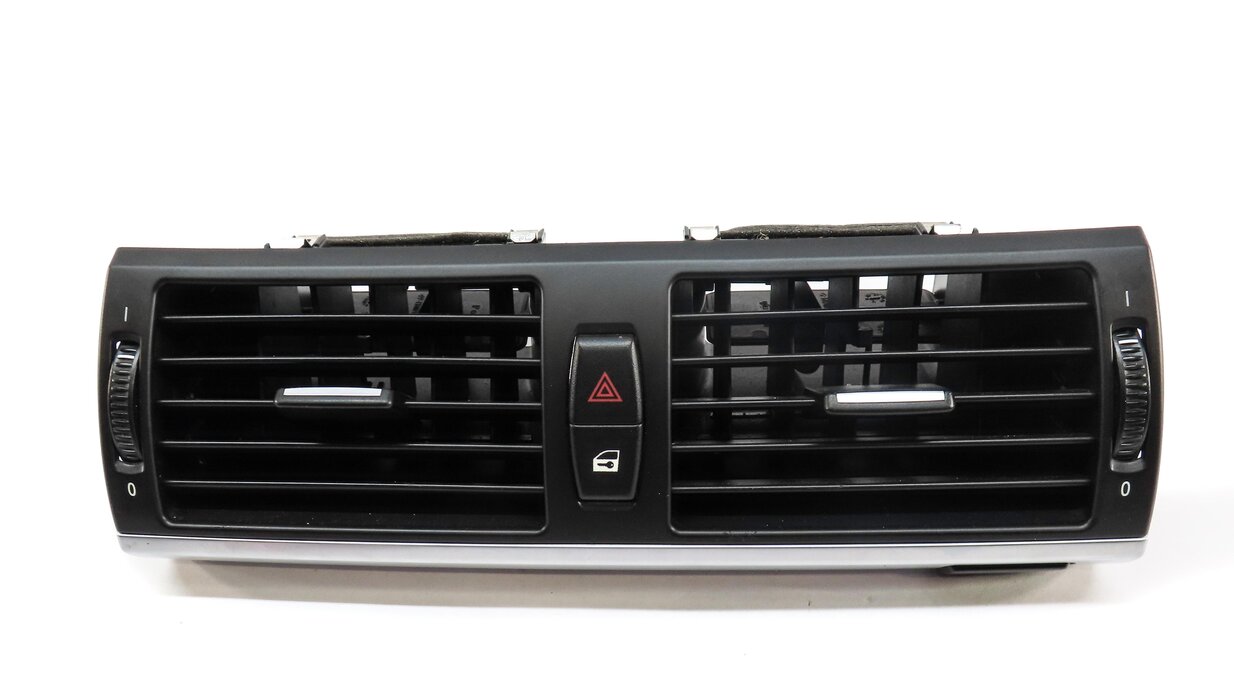 Thumbnail 2: 2012 BMW X5 (E70) FRONT CENTER DASH HVAC A/C HEATER AIR VENT (BLACK & SILVER)