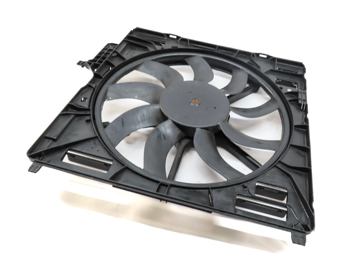 Thumbnail 1: 2008-2014 BMW X5 X5M X6 X6M (E70 E71) 850 WATT RADIATOR COOLING FAN ASSEMBLY
