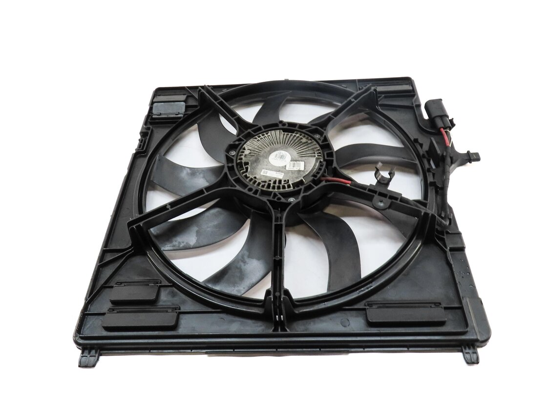 Thumbnail 4: 2008-2014 BMW X5 X5M X6 X6M (E70 E71) 850 WATT RADIATOR COOLING FAN ASSEMBLY