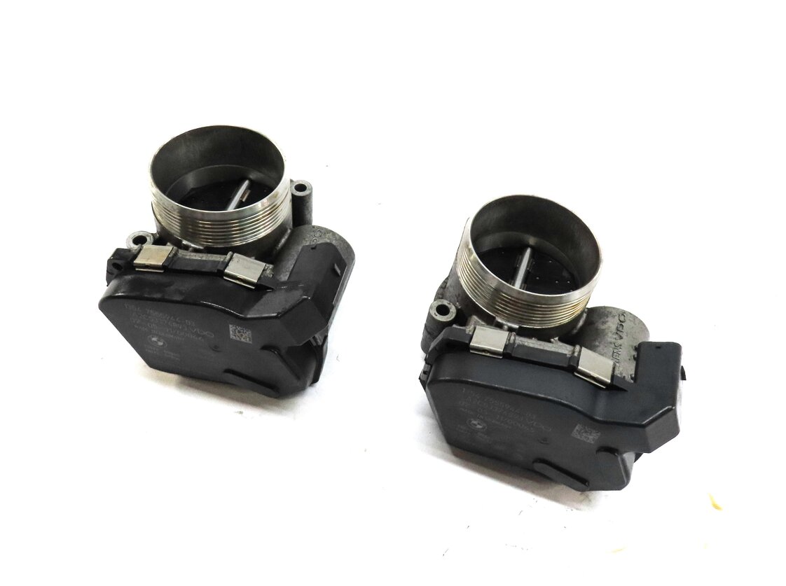 Thumbnail 1: 08-18 BMW 5 7 X5 X6 X5M X6M (F01 F10 F12 F15 F16) 4.4L N63 S63 THROTTLE BODY SET