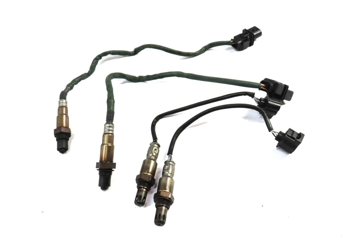 2012 MERCEDES E CLASS W212 3.5L M276 ENGINE PRE POST CAT O2 OXYGEN SENSOR SET4