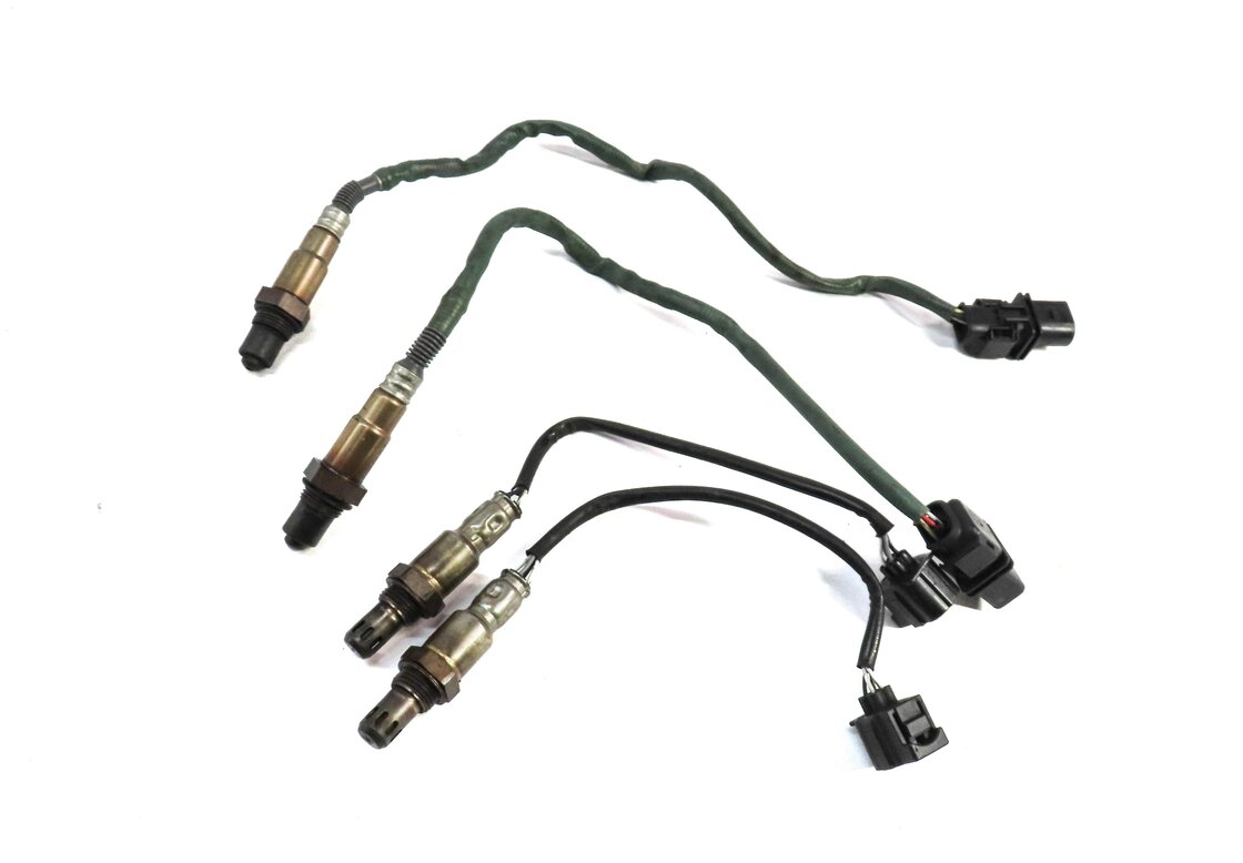 Thumbnail 2: 2012 MERCEDES E CLASS W212 3.5L M276 ENGINE PRE POST CAT O2 OXYGEN SENSOR SET4