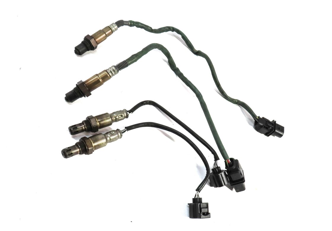 Thumbnail 3: 2012 MERCEDES E CLASS W212 3.5L M276 ENGINE PRE POST CAT O2 OXYGEN SENSOR SET4
