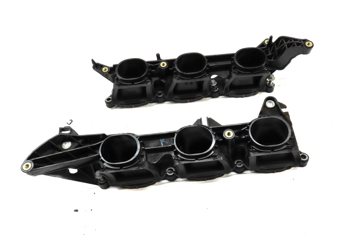 Thumbnail 2: 12-18 MERCEDES C300 C350 E300 E350 E400 GLK350 - 3.5L LOWER INTAKE MANIFOLD SET2