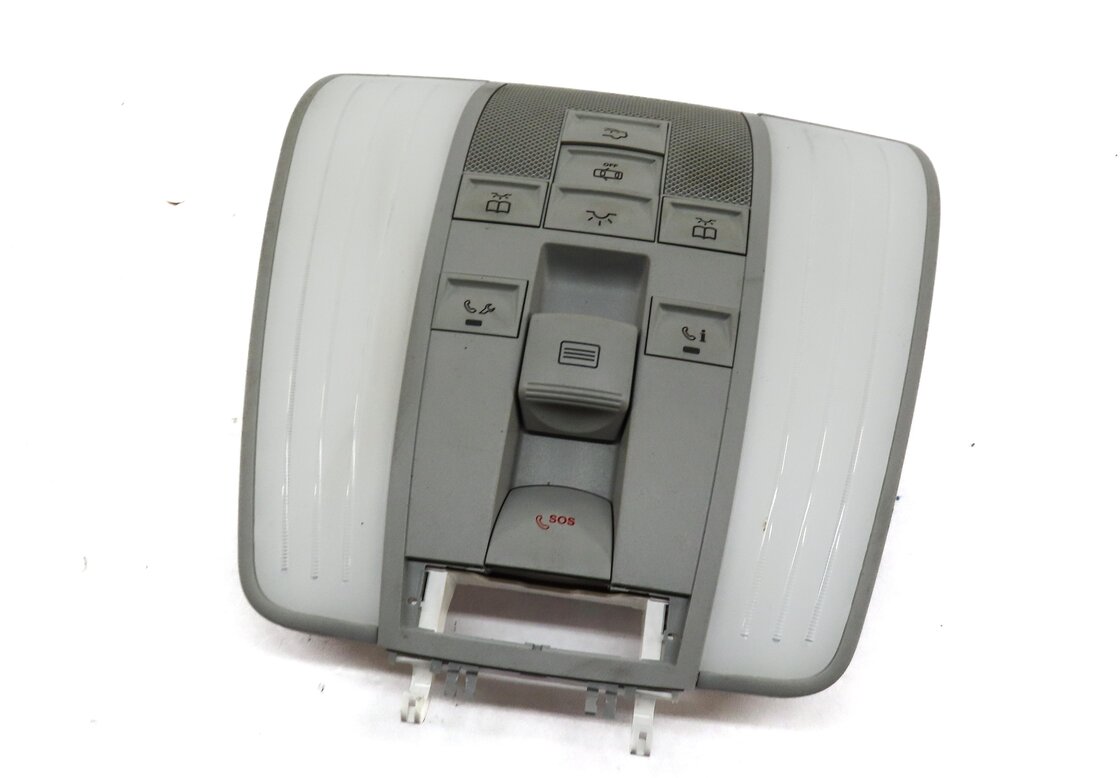 2012 MERCEDES E CLASS SEDAN (W212) FRONT ROOF DOME LIGHT w/ SWITCHES (GRAY)