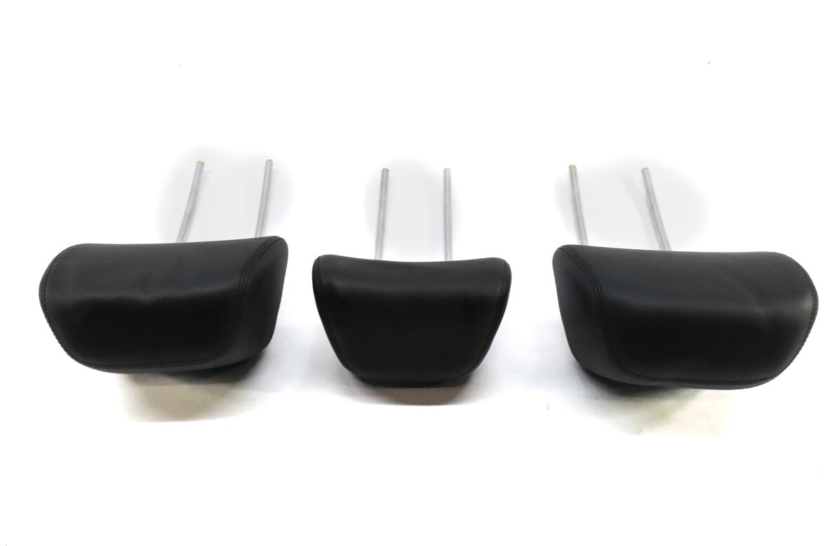 Thumbnail 3: 10-16 E-CLASS W212 SEDAN WAGON REAR LEFT RIGHT CENTER SEAT HEADREST SET3 (BLACK)