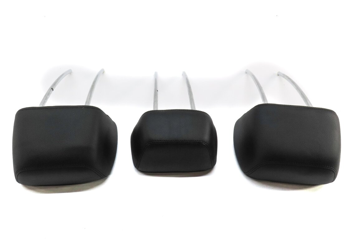 Thumbnail 4: 10-16 E-CLASS W212 SEDAN WAGON REAR LEFT RIGHT CENTER SEAT HEADREST SET3 (BLACK)