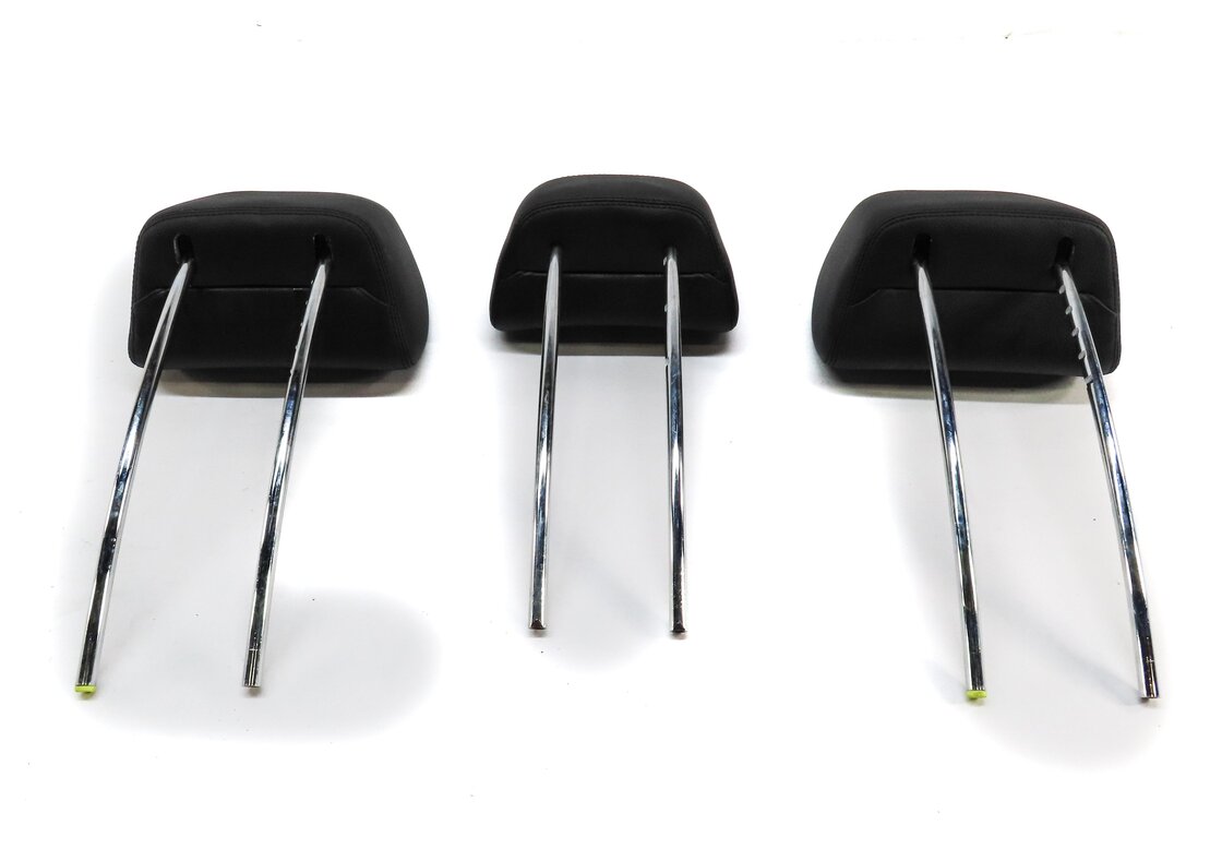 Thumbnail 5: 10-16 E-CLASS W212 SEDAN WAGON REAR LEFT RIGHT CENTER SEAT HEADREST SET3 (BLACK)