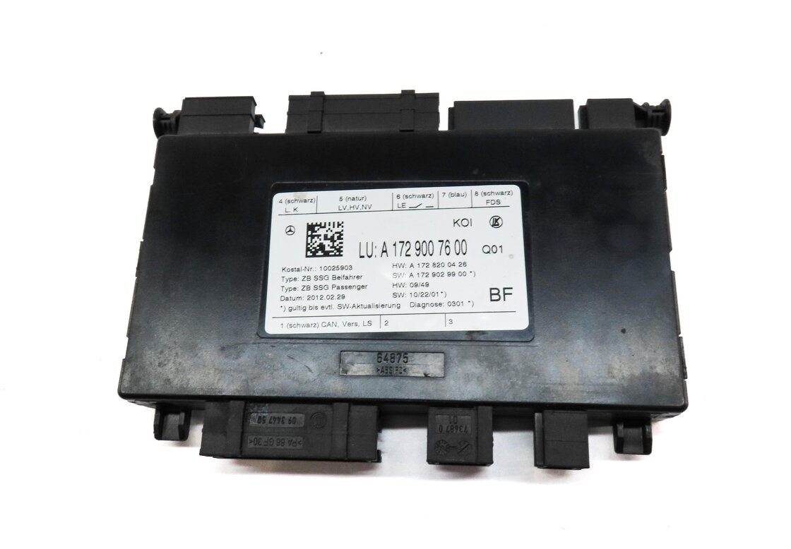 Thumbnail 3: 10-18 MERCEDES E CLS CLASS (W212 W218) RIGHT FRONT PASSENGER SEAT CONTROL MODULE