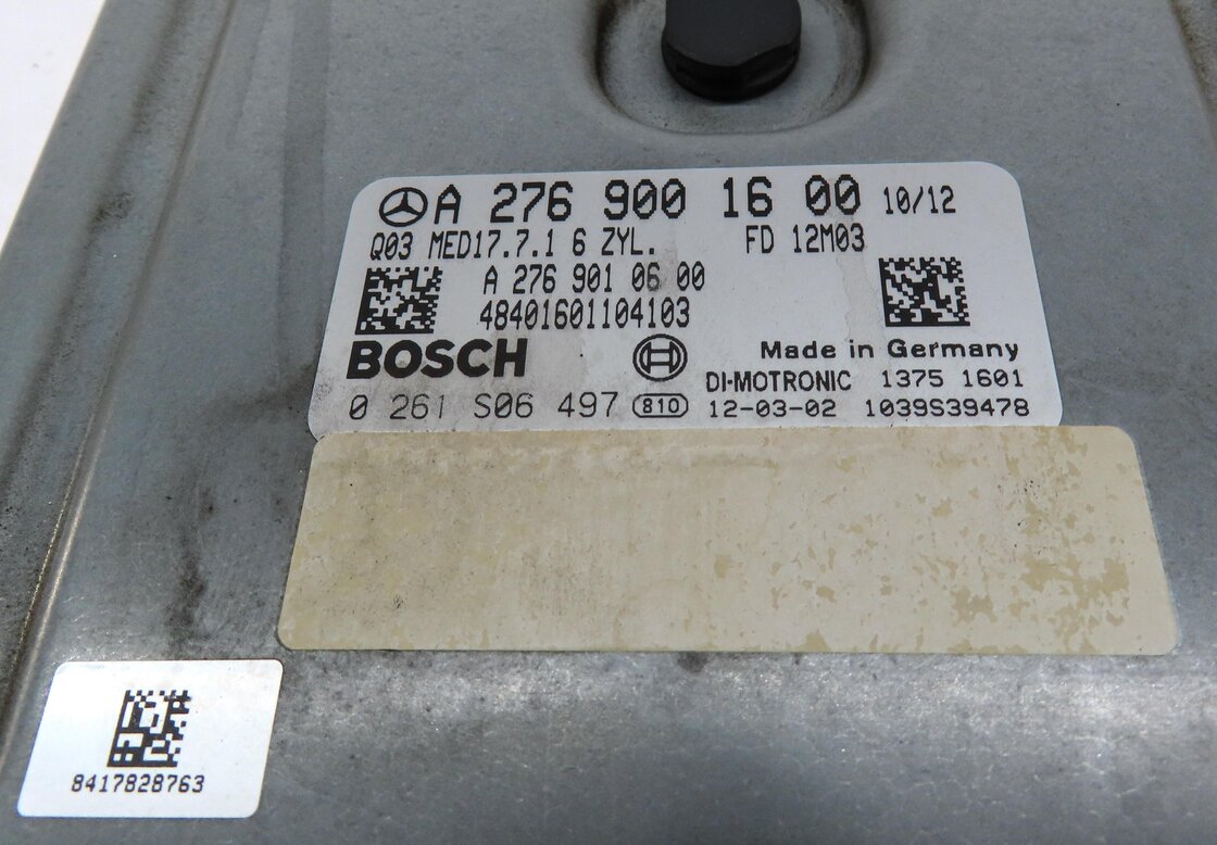 Thumbnail 4: 12-13 C350 E300 E350 SLK350 W204 C204 W212 W172 3.5L M276 ENGINE CONTROL MODULE