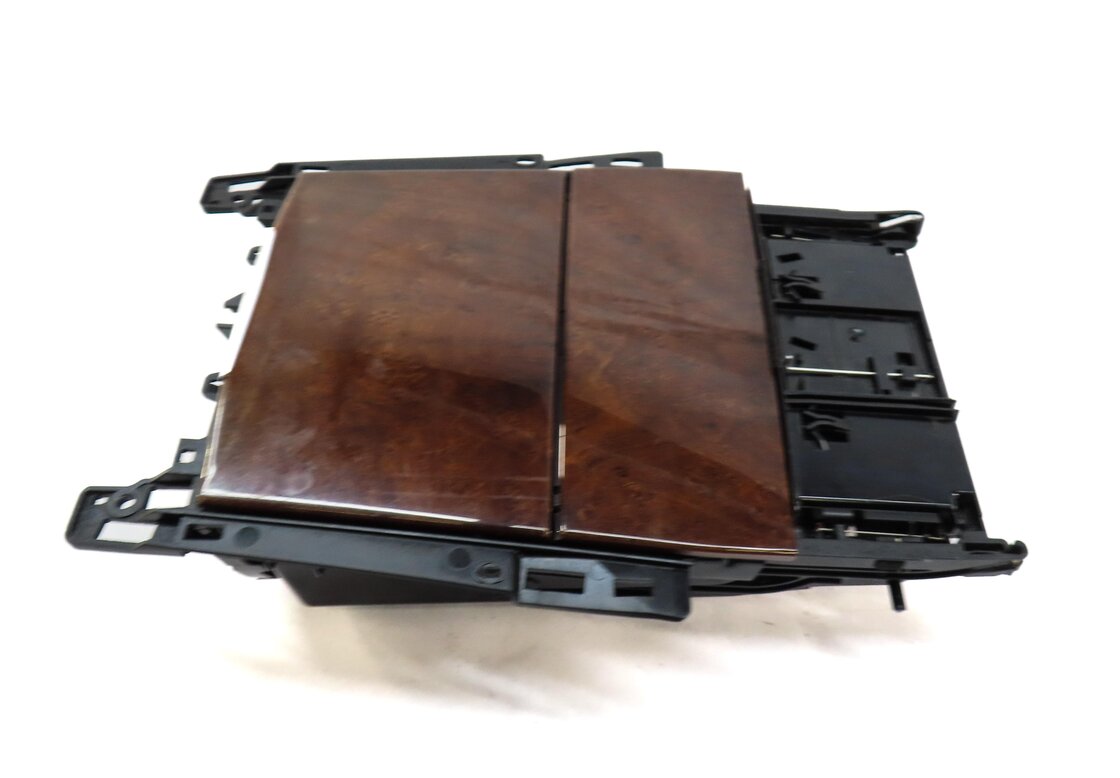 Thumbnail 3: 2012 E CLASS SEDAN (W212) FRONT CENTER CONSOLE CUPHOLDER w/ ASHTRAY WALNUT WOOD