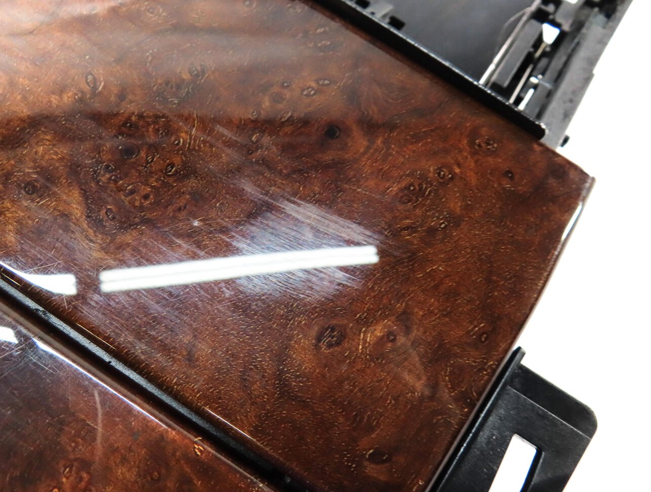 Thumbnail 8: 2012 E CLASS SEDAN (W212) FRONT CENTER CONSOLE CUPHOLDER w/ ASHTRAY WALNUT WOOD