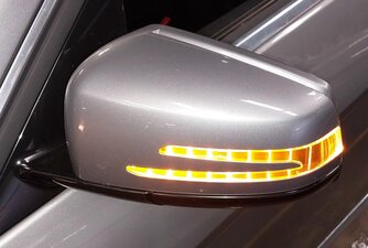 Thumbnail 3: 11-14 MERCEDES E300 E350 E550 W212 LEFT AUTODIM BLIND SPOT DOOR MIRROR (SILVER)