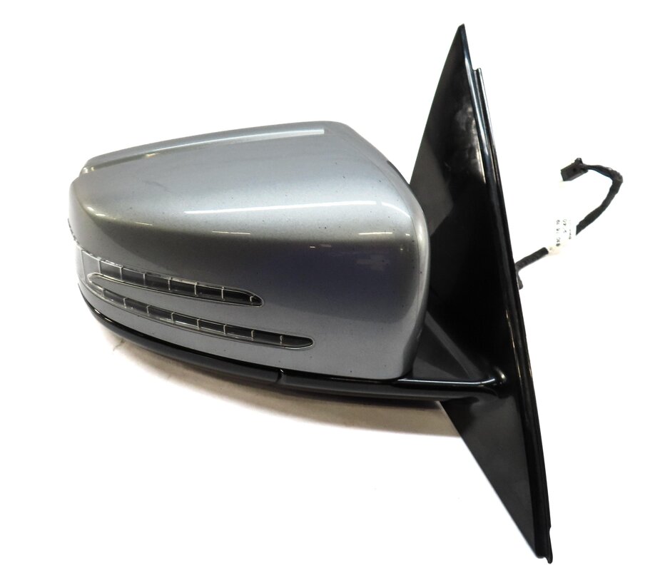 Thumbnail 6: 11-14 MERCEDES E300 E350 E550 (W212) RIGHT HEAT BLIND SPOT DOOR MIRROR (SILVER)