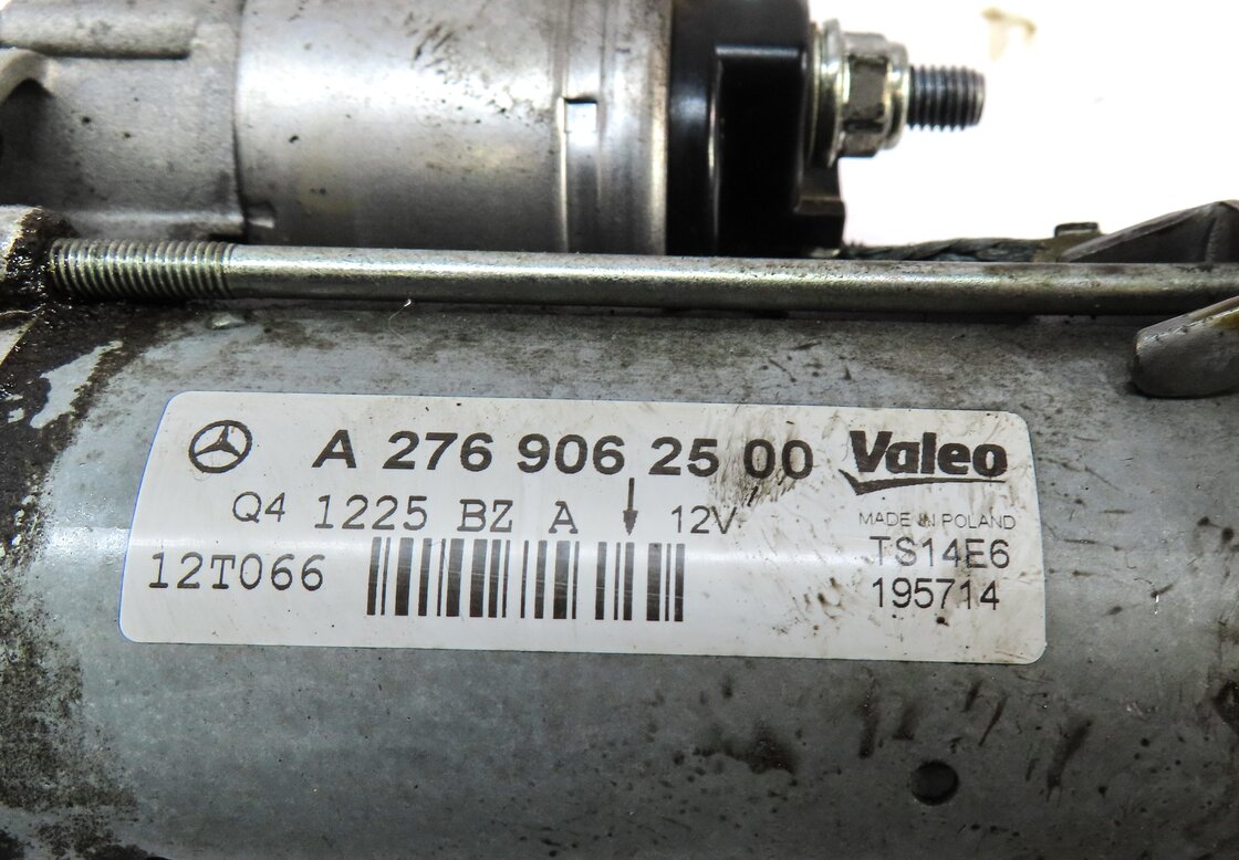 Thumbnail 6: 12-19 MERCEDES C350 E350 GLE350 GLE400 ML350 R350 SLK350 3.5L M276 STARTER MOTOR