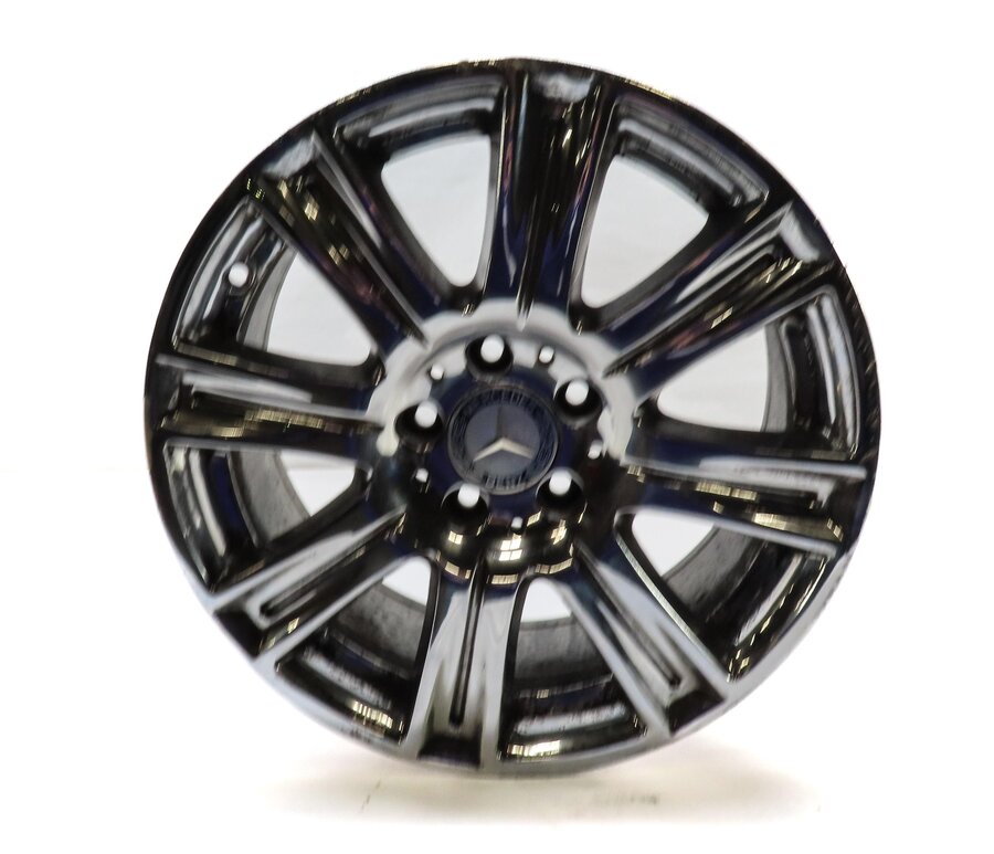 Thumbnail 3: 2012-2013 MERCEDES E CLASS SEDAN WAGON (W212) 17x8.5 8 SPOKE WHEEL RIM (CHROME)