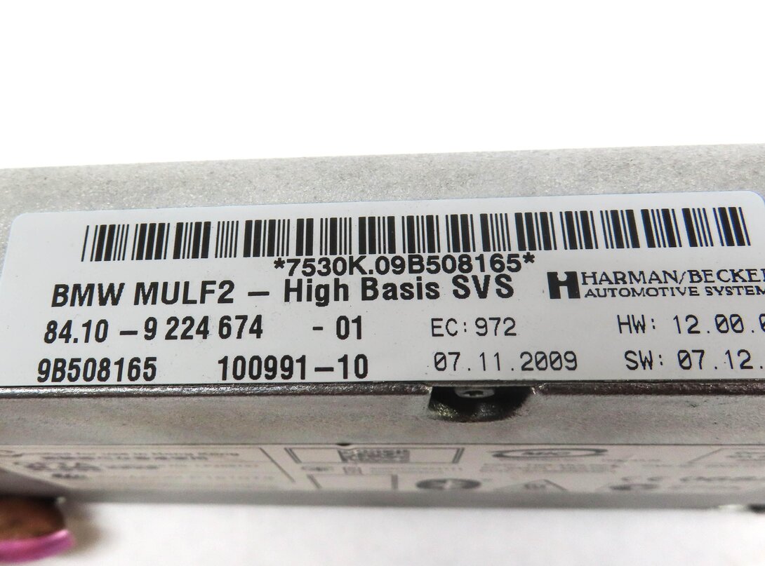 Thumbnail 4: 2010 BMW X5 (E70) CELL PHONE BLUETOOTH COMMUNICATION CONTROL MODULE 84109224674